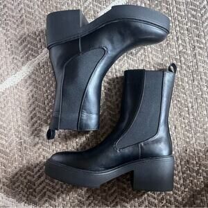 Nine west mid calf boot sz 8M
